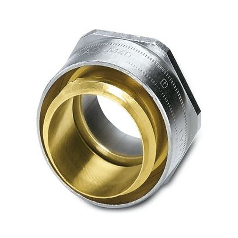 Phoenix Contact WP-GT Series Brass Nickel Plated Brass Cable Gland, M40 Thread, 40 mm max., IP40