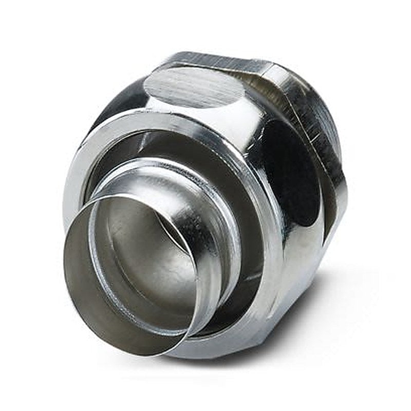 Phoenix Contact WP-G Series Silver Nickel Plated Brass Cable Gland, M25 Thread, 20.5 mm min., 27 mm max., IP40