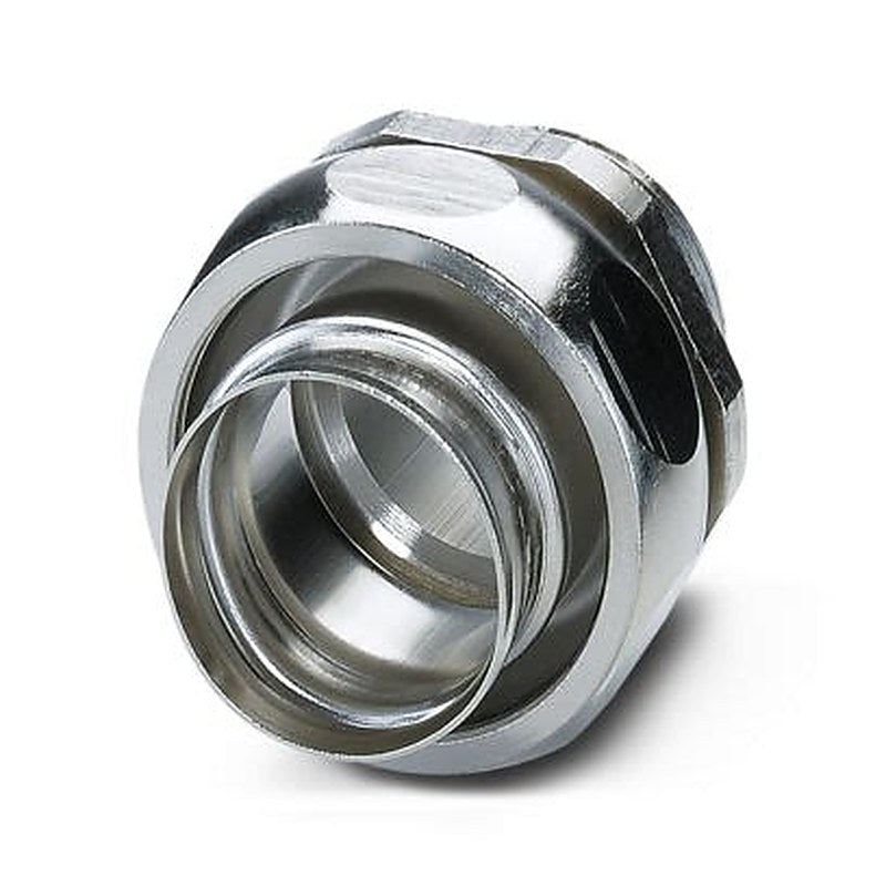 Phoenix Contact WP-G Series Silver Nickel Plated Brass Cable Gland, M32 Thread, 27.5 mm min., 36 mm max., IP40