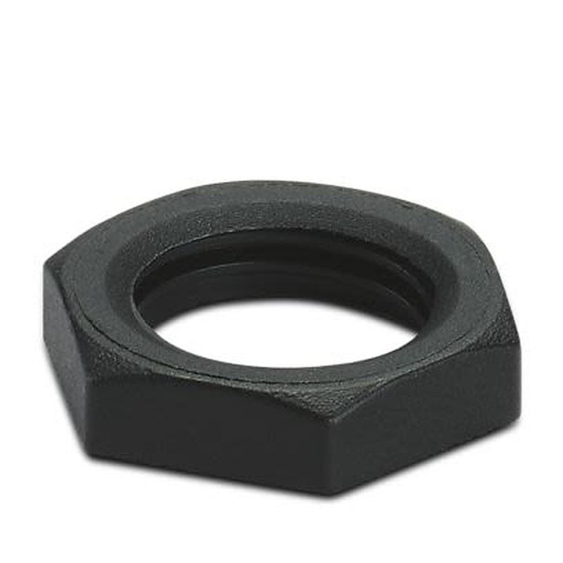 Phoenix Contact Black Polyamide Cable Gland Locknut, M10 Thread