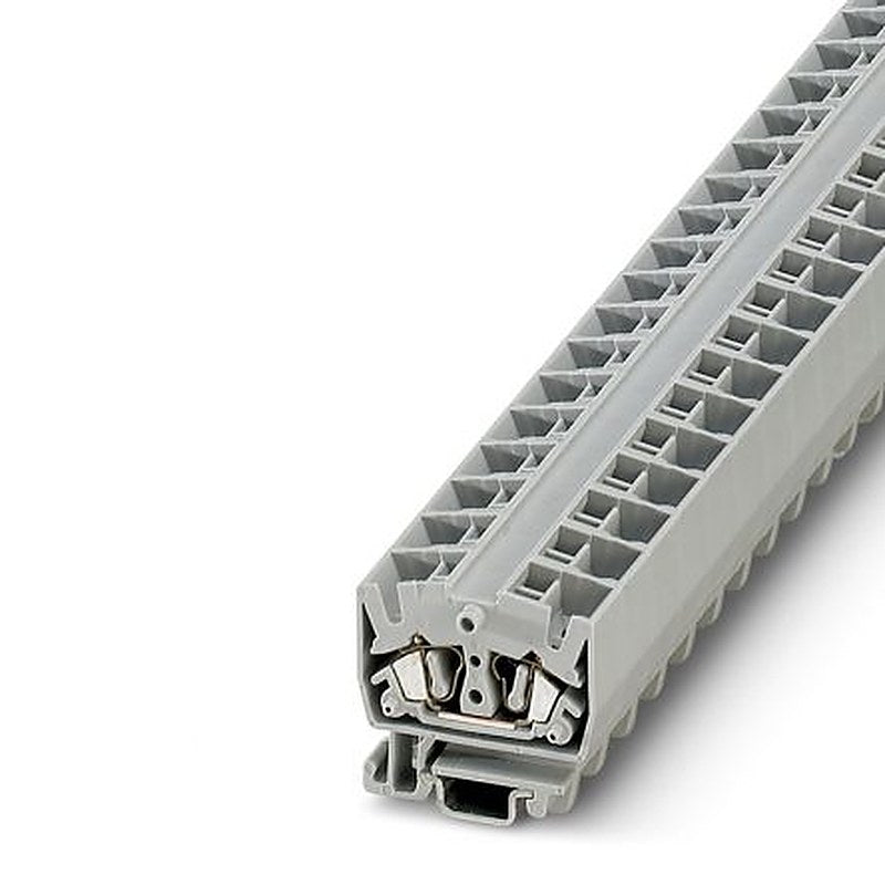 Phoenix Contact 3244216 MSDB 2.5 Series Feed Through Terminal Block Grey, 2.5mm², 1-Level, Spring Cage