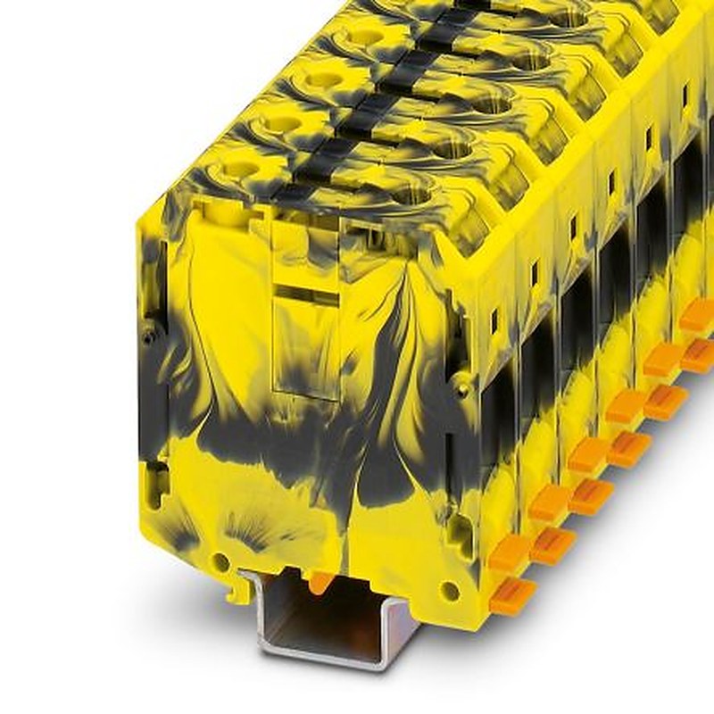 Phoenix Contact 3247053 UKH 70 Series High Current Connector Yellow, Black, 16mm², 70 mm², 1-Level, Screw, IECEx/ATEX