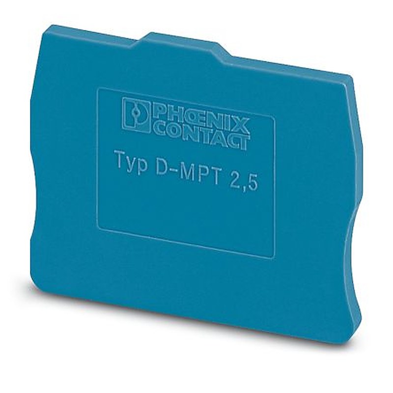 Phoenix Contact D-MPT 2.5 BU Series End Cover