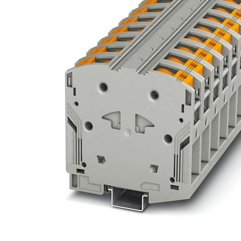 Phoenix Contact 3260100 PTPOWER 95 Series DIN Rail Terminal Block Grey, 95mm², 1-Level, Screw, IECEx/ATEX