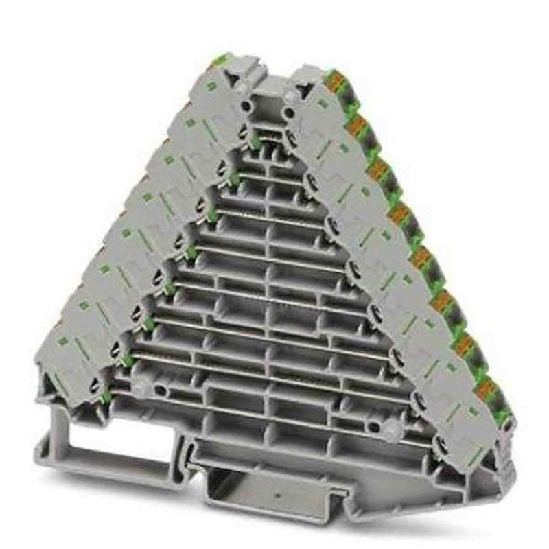 Phoenix Contact 3270232 PTRV Series DIN Rail Terminal Block Grey, 0.14mm², 2.5 mm², 8-Level, Push-in