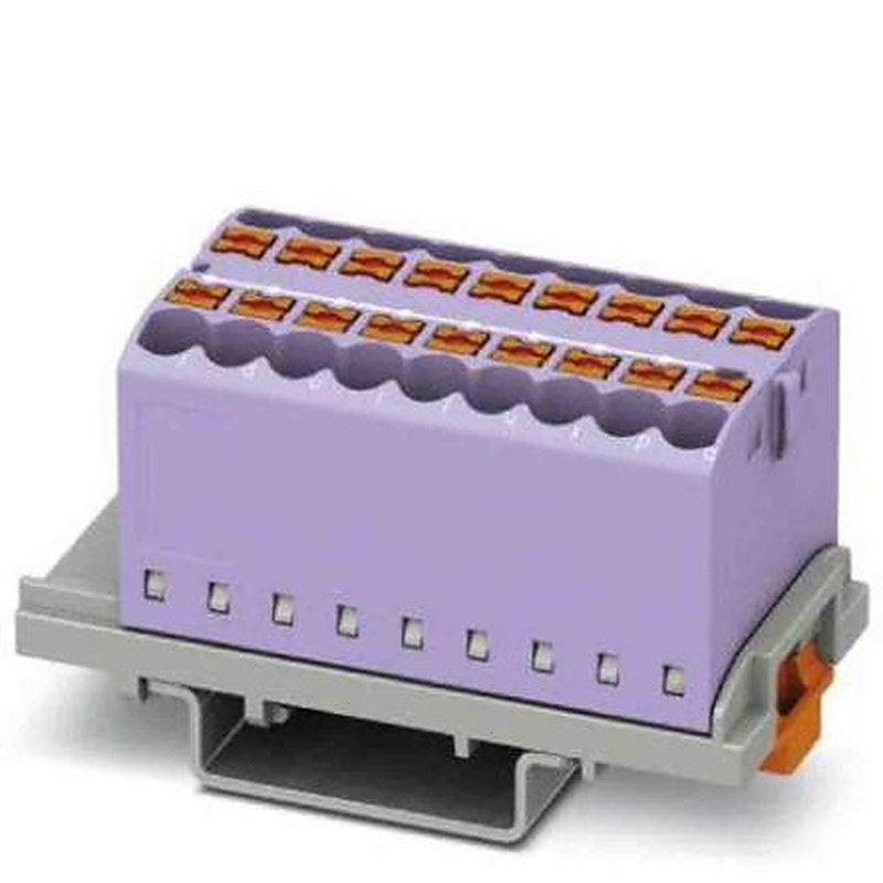 Phoenix Contact Distribution Block, 18 Way, 690V, 24A, Violet