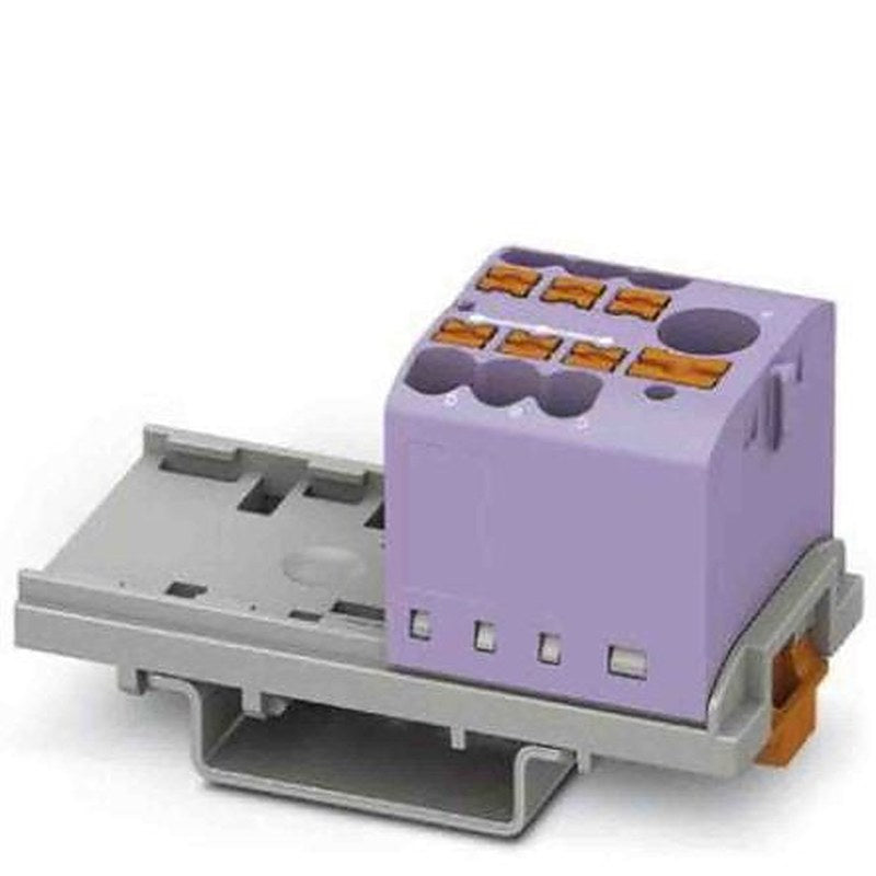 Phoenix Contact Distribution Block, 7 Way, 690V, 24A, Violet