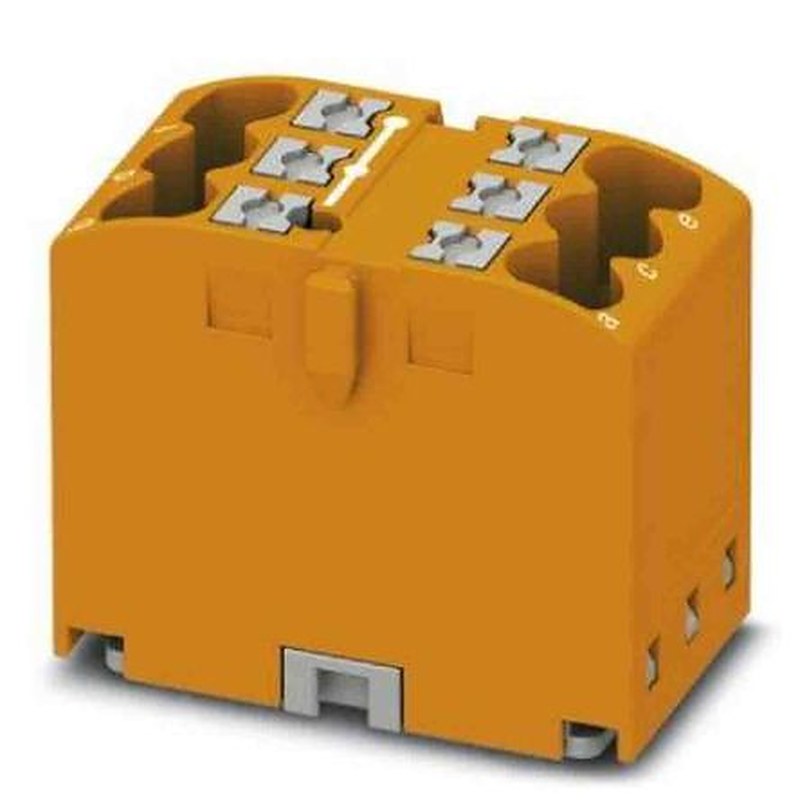 Phoenix Contact Distribution Block, 6 Way, 450V, 24A, Orange