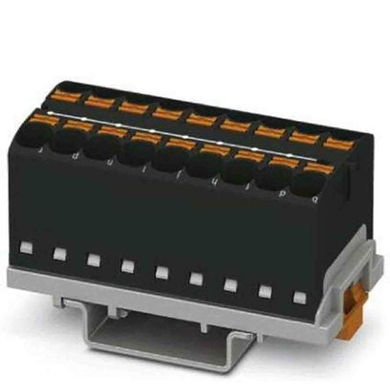 Phoenix Contact Distribution Block, 18 Way, 800V, 32A, Black