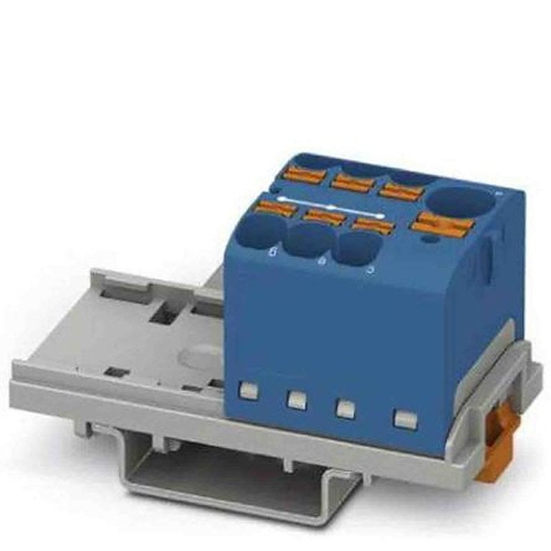 Phoenix Contact Distribution Block, 7 Way, 450V, 32A, Blue