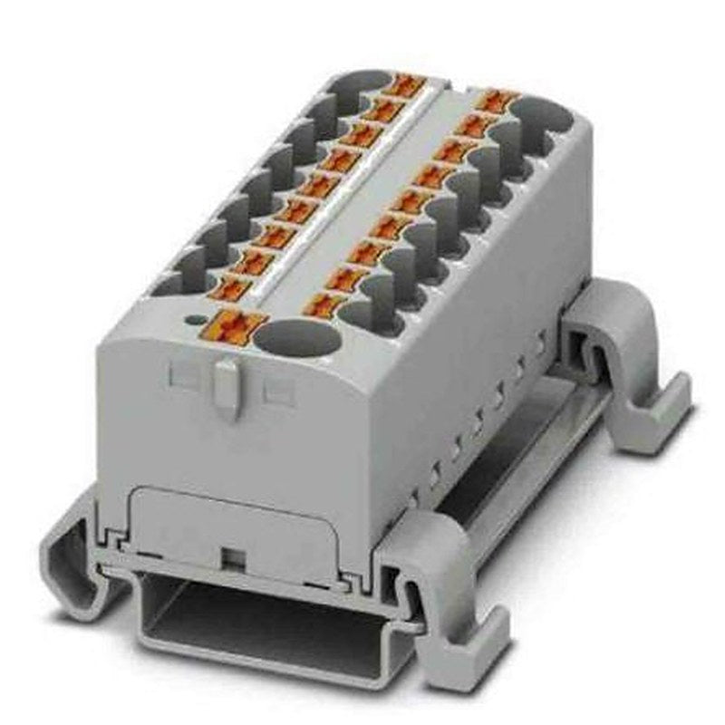 Phoenix Contact Distribution Block, 19 Way, 800V, 32A, Grey