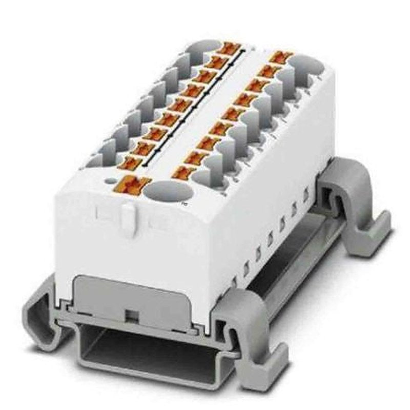 Phoenix Contact Distribution Block, 19 Way, 800V, 32A, White