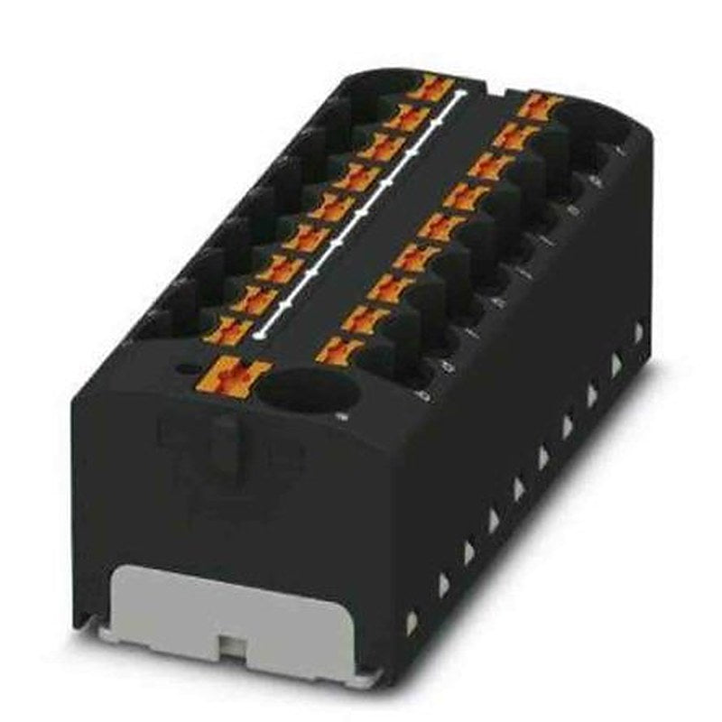 Phoenix Contact Distribution Block, 19 Way, 450V, 32A, Black
