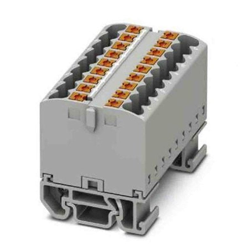 Phoenix Contact Distribution Block, 18 Way, 690V, 24A, Grey