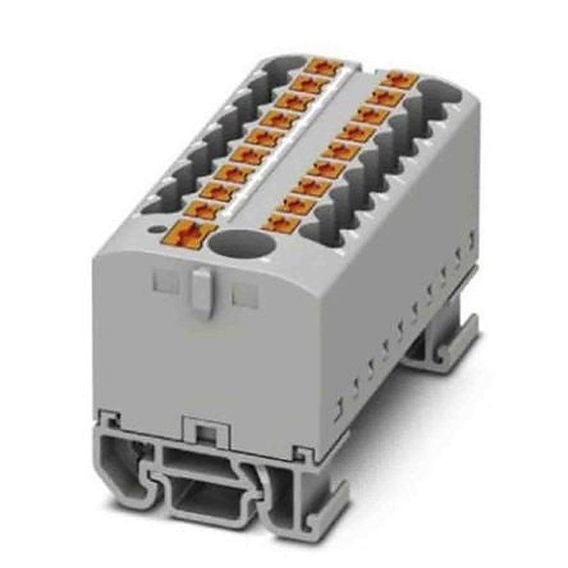 Phoenix Contact Distribution Block, 19 Way, 690V, 24A, Grey