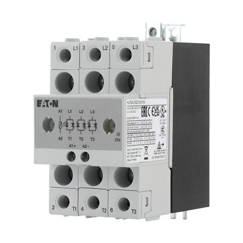 Eaton HLR Series Solid State Relay, 20 A Load, Chassis Mount, 660 V ac Load, 32V dc Control