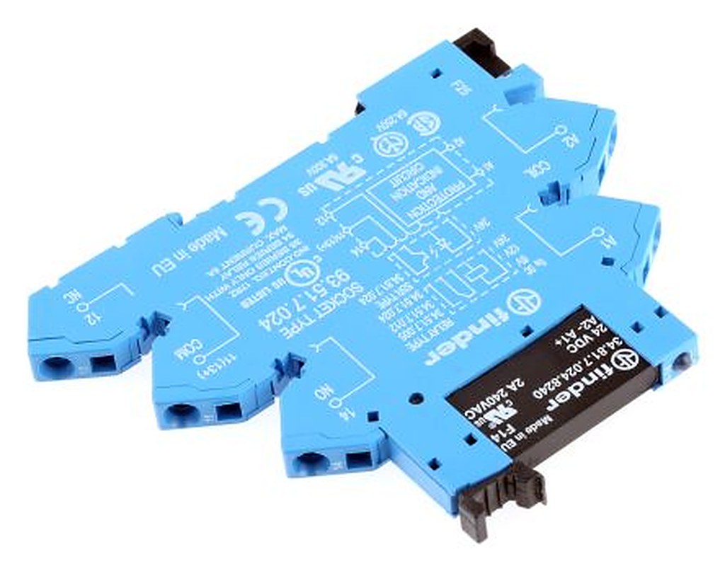 Finder 38 Series Interface Relay, DIN Rail, 24V dc Coil, SPST