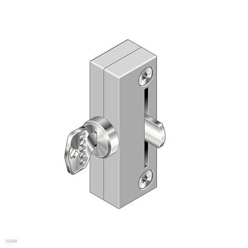 Bosch Rexroth Die Cast Zinc Different Lock Ecosafe Protective Barrier System 30 x 30 mm Slot, 8 to 10 mm² Strut Profile