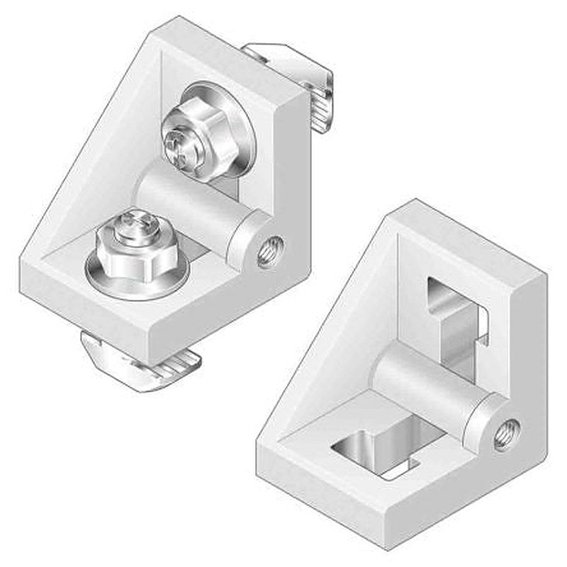 Bosch Rexroth M6 Bracket with Thread, Connecting Component, Strut Profile 45 mm, Groove Size 10 mm