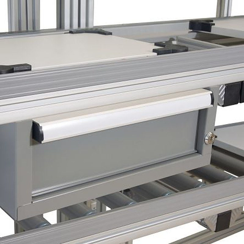 Bosch Rexroth Drawer, Steel, 149 mm x 401mm x 120 mm, Grey