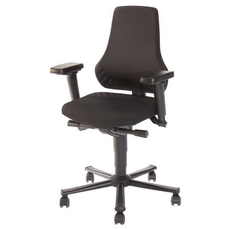 Bosch Rexroth Black Plastic Desk Chair, 120 kg Weight Capacity