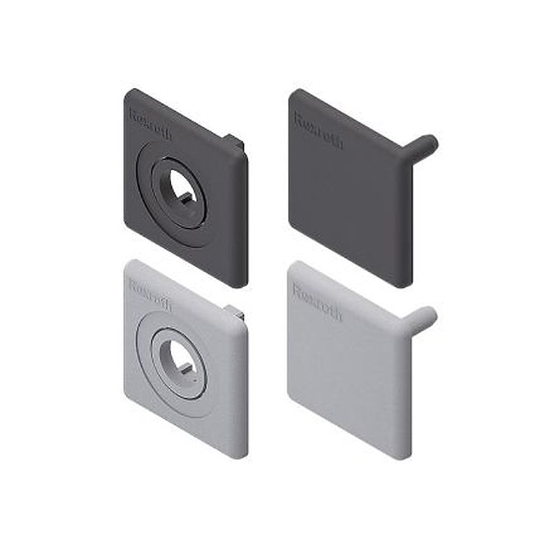 Bosch Rexroth Grey Polypropylene 40 x 40 mm Strut Profile, 10 mm Groove