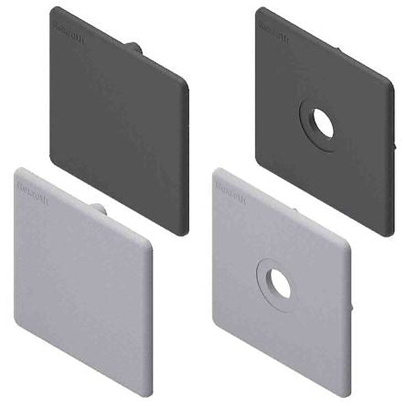 Bosch Rexroth Black Polypropylene Cover Cap with Hole/Cover Cap