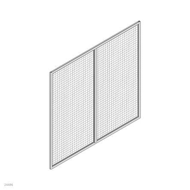 Bosch Rexroth Safety Fencing EcoSafe, Woven Wire Grille 2000 mm Height, 1.8m Width
