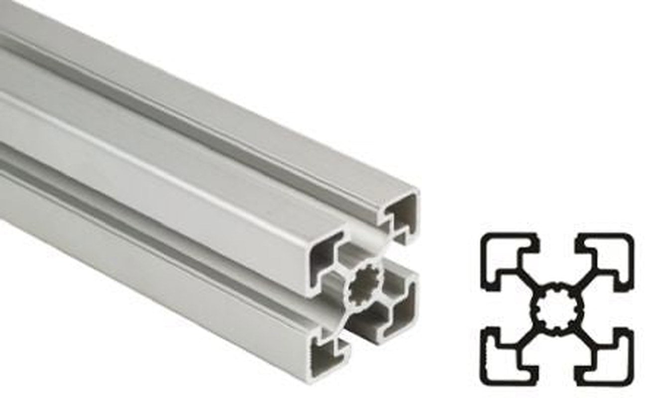 Bosch Rexroth Silver Aluminium Strut Profile 45 x 45 mm 10 mm Groove, 2000 mm Length, Series MGE 13.2
