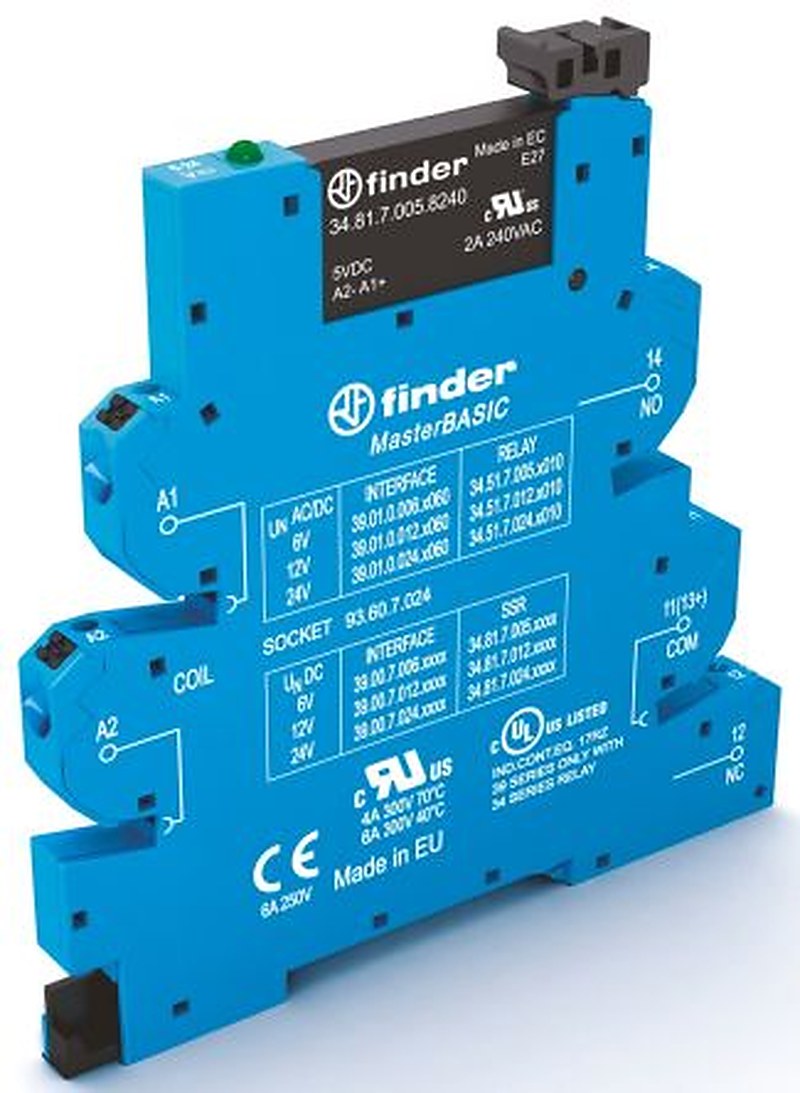 Finder 39 Solid State Interface Relay, Control:6.6V PCB Through Hole