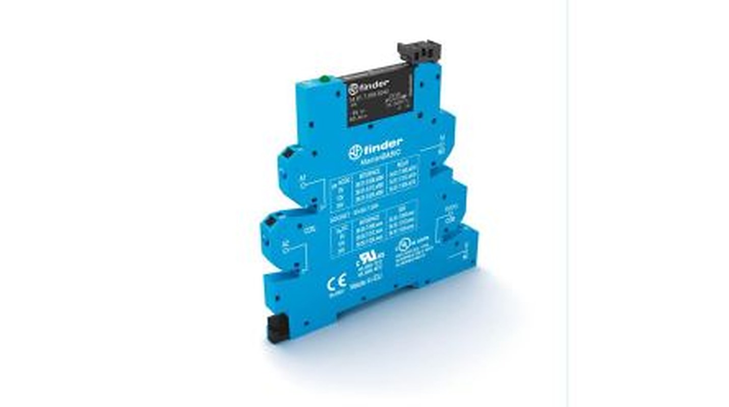 Finder 39 Series Solid State Relay, 80 A Load, DIN Rail Mount, 240 V ac/dc Load, 275V ac/dc Control