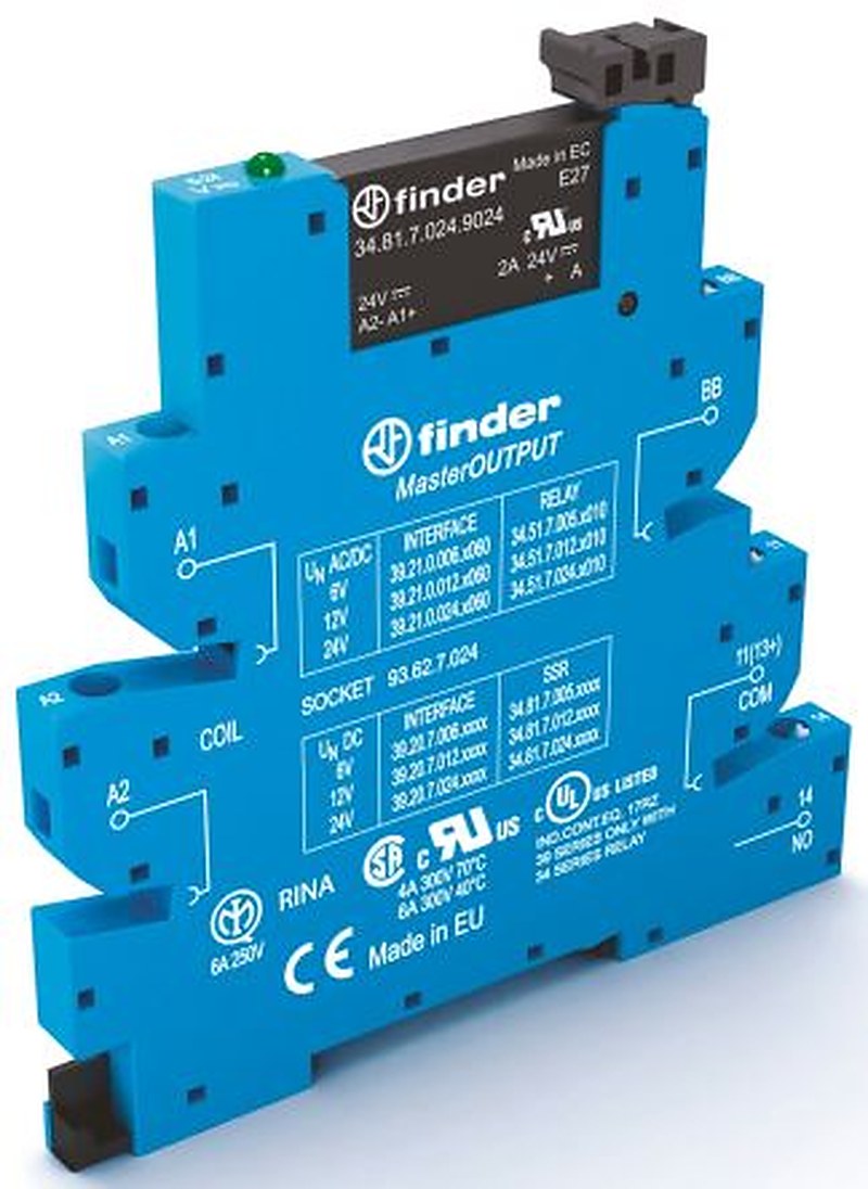 Finder 39 Solid State Interface Relay 400V DIN Rail