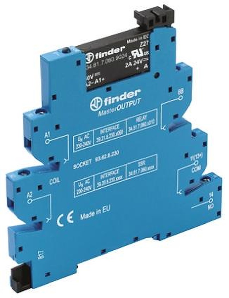 Finder Solid State Interface Relay 400V DIN Rail Screw