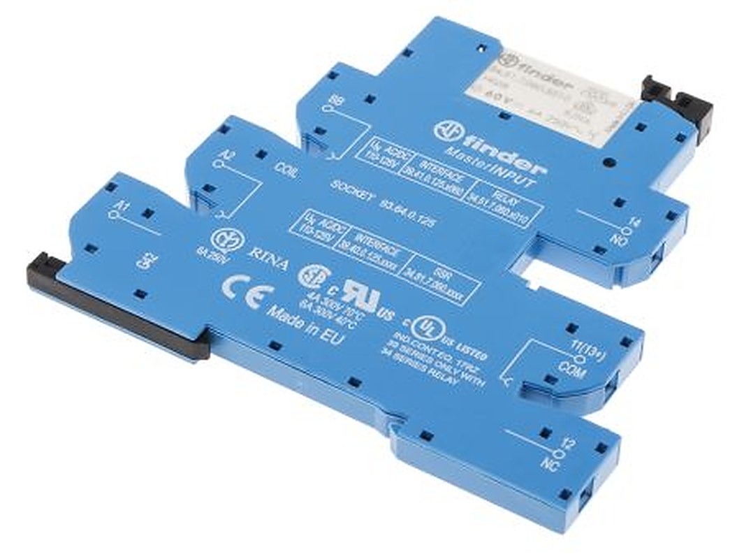 Finder 39 Series Interface Relay, DIN Rail, 125V ac Coil, SPDT