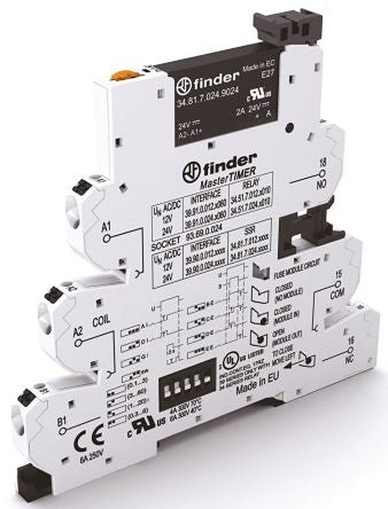 Finder 39 Solid State Interface Relay, Control:13.2V PCB Through Hole