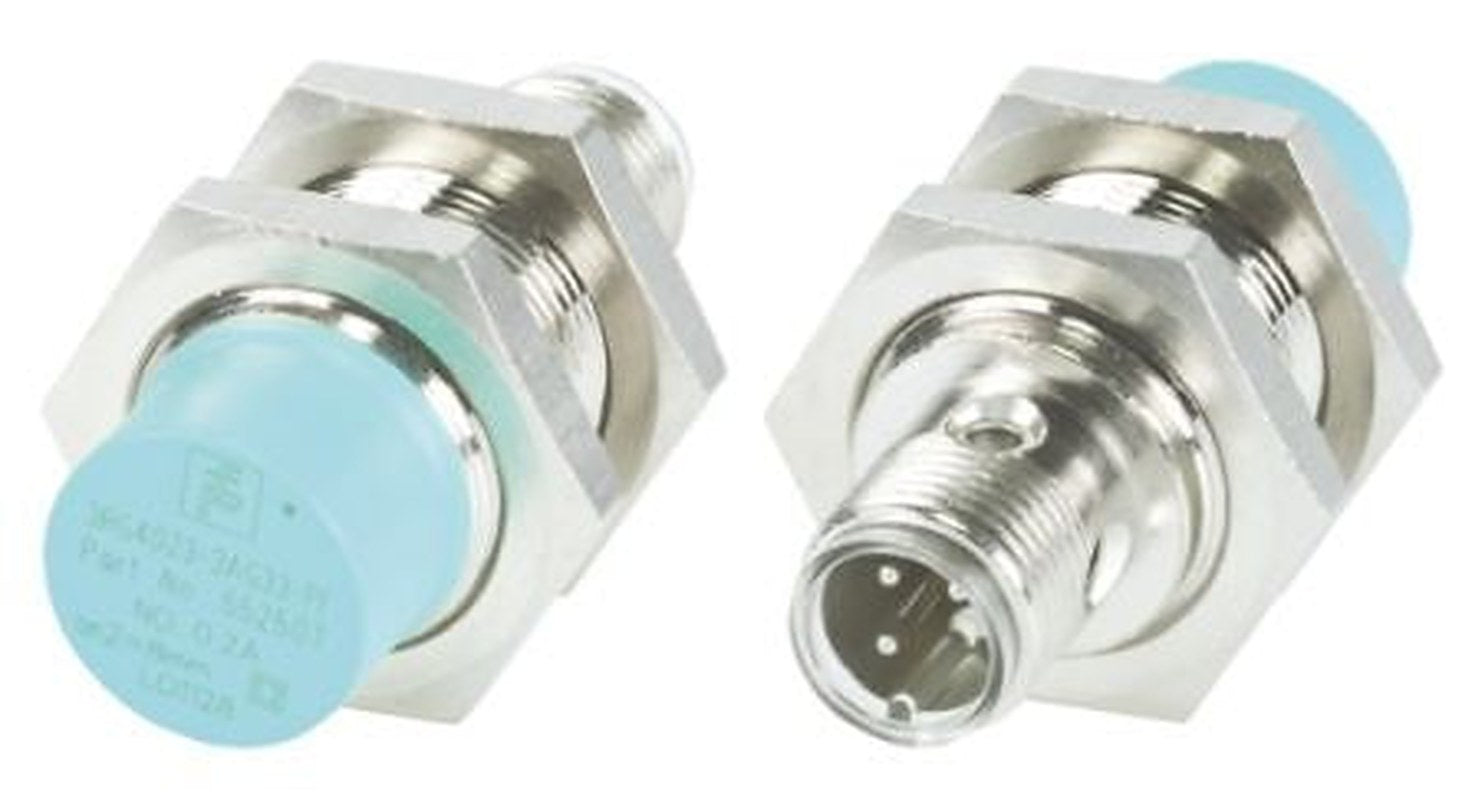 Pepperl + Fuchs 3RG4023-3AG33 Threaded Barrel Inductive Proximity Sensor, M18 PNP 34V 8 mm 34 V dc 200mA