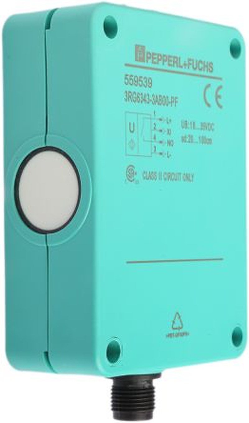 Pepperl + Fuchs 3RG6343-3AB00-PF Block Ultrasonic Proximity Sensor Compact Range K0 1000 mm 100mA PNP 35V 35 V dc