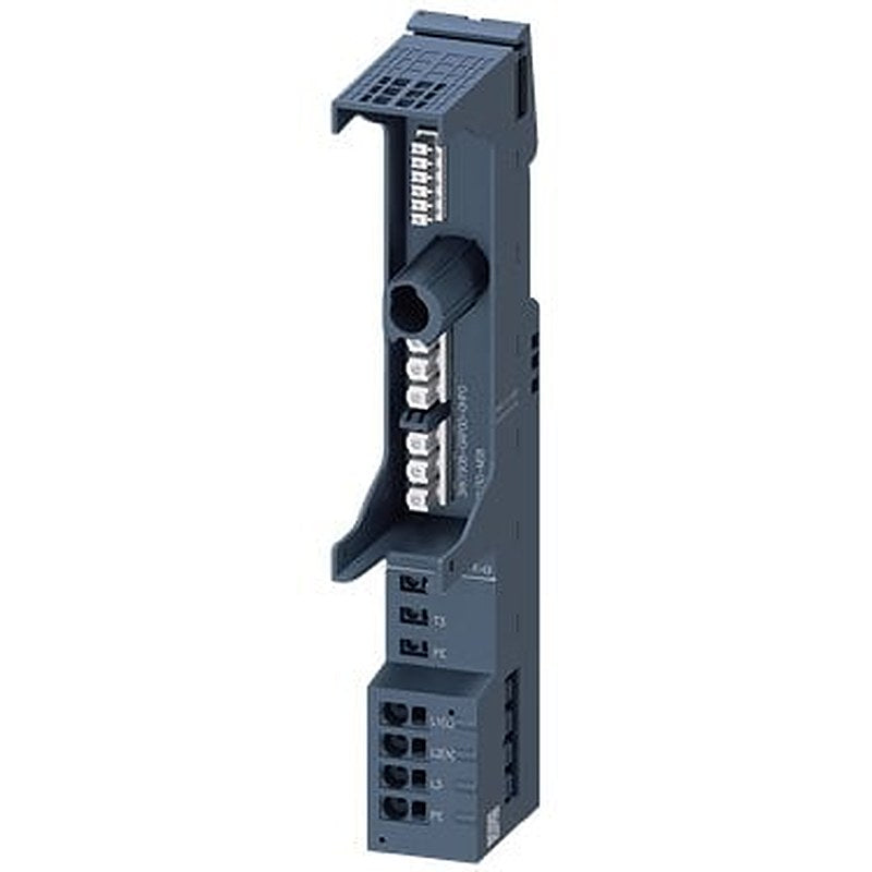 Base unit (BU30-MS8) with F-DI forwarding For ET 200SP motor starter With infeed 500 V Incl. infeed bus cover