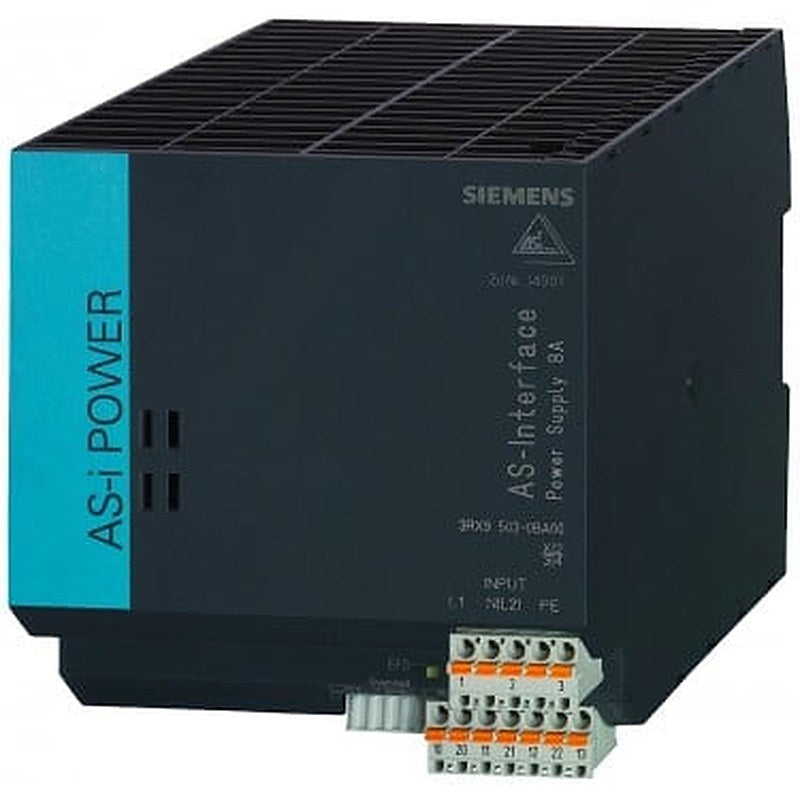 AS-i Power 8 A 120 V / 230-500 V AC AS-Interface power supply unit, IP20 IN: 120 V / 230-500 V AC OUT: AS-i, 8 A (30 V DC) with integrated ground fault detection, with integrated overload detection with AS-i data decoupling
