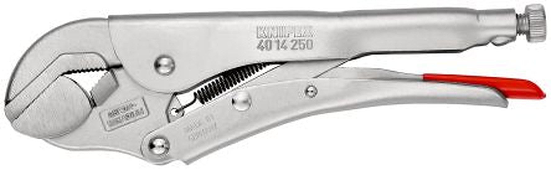 Knipex 40 14 1-Piece Locking Plier Straight, 250mm Overall
