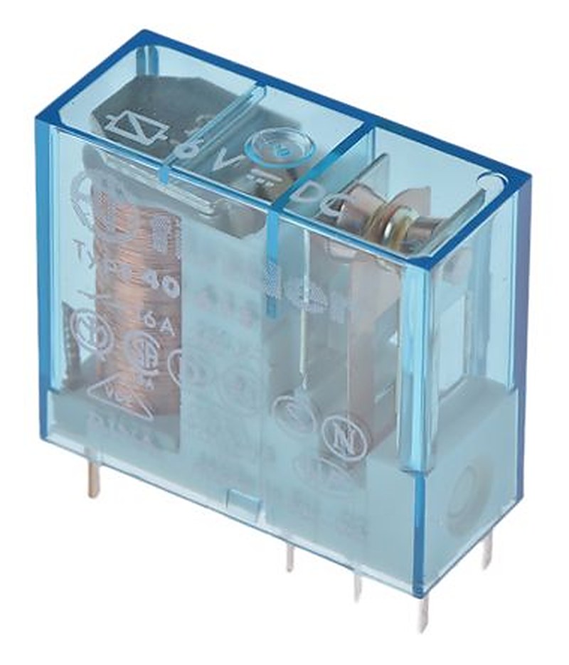 Finder PCB Power Relay, 6V dc Coil, 16A Switching Current, SPDT