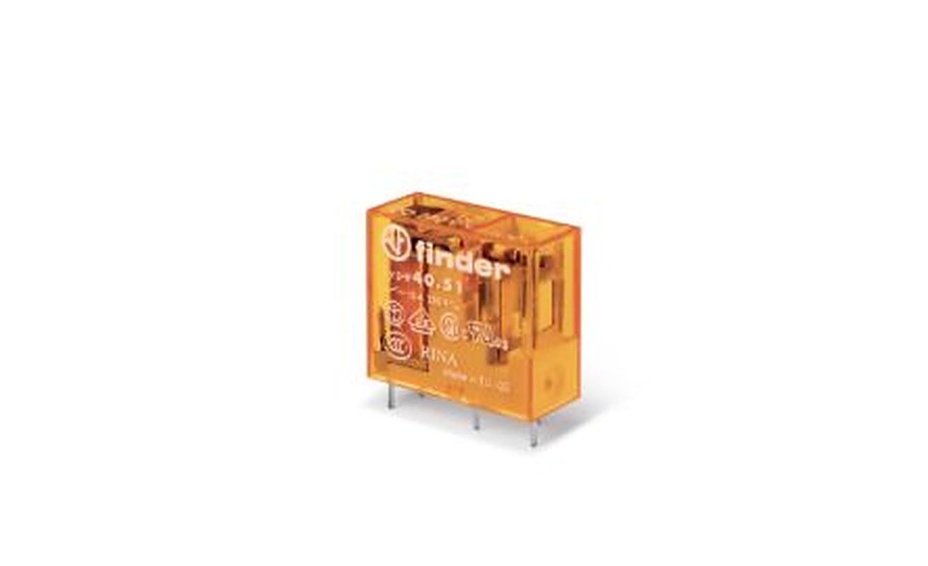 Finder PCB Power Relay, 24V ac Coil, 12A Switching Current, SPDT