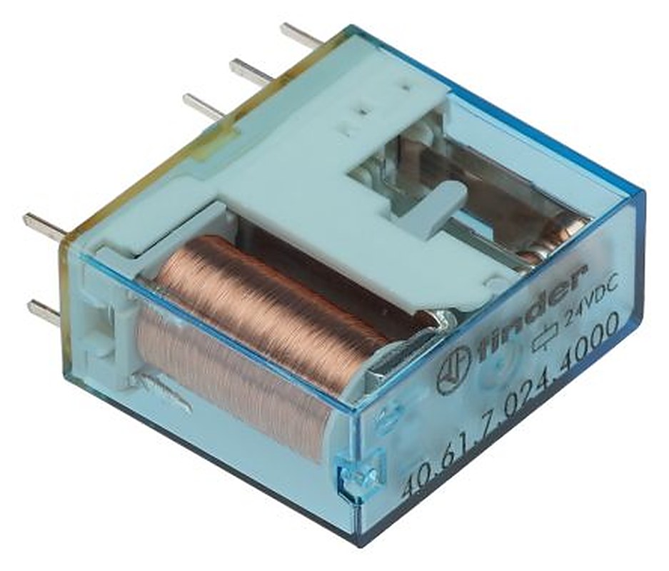 Finder PCB Power Relay, 24V dc Coil, 16A Switching Current, SPDT