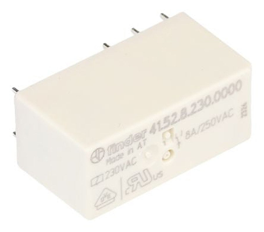 Finder PCB Power Relay, 230V ac Coil, 8A Switching Current, DPDT