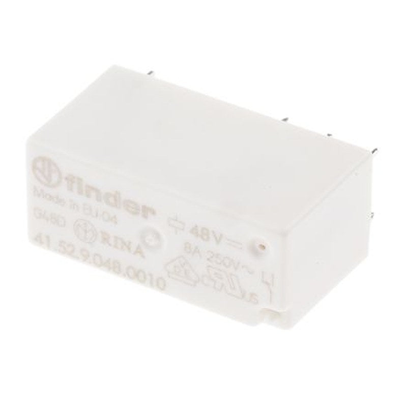 Finder PCB Power Relay, 48V dc Coil, 8A Switching Current, DPDT