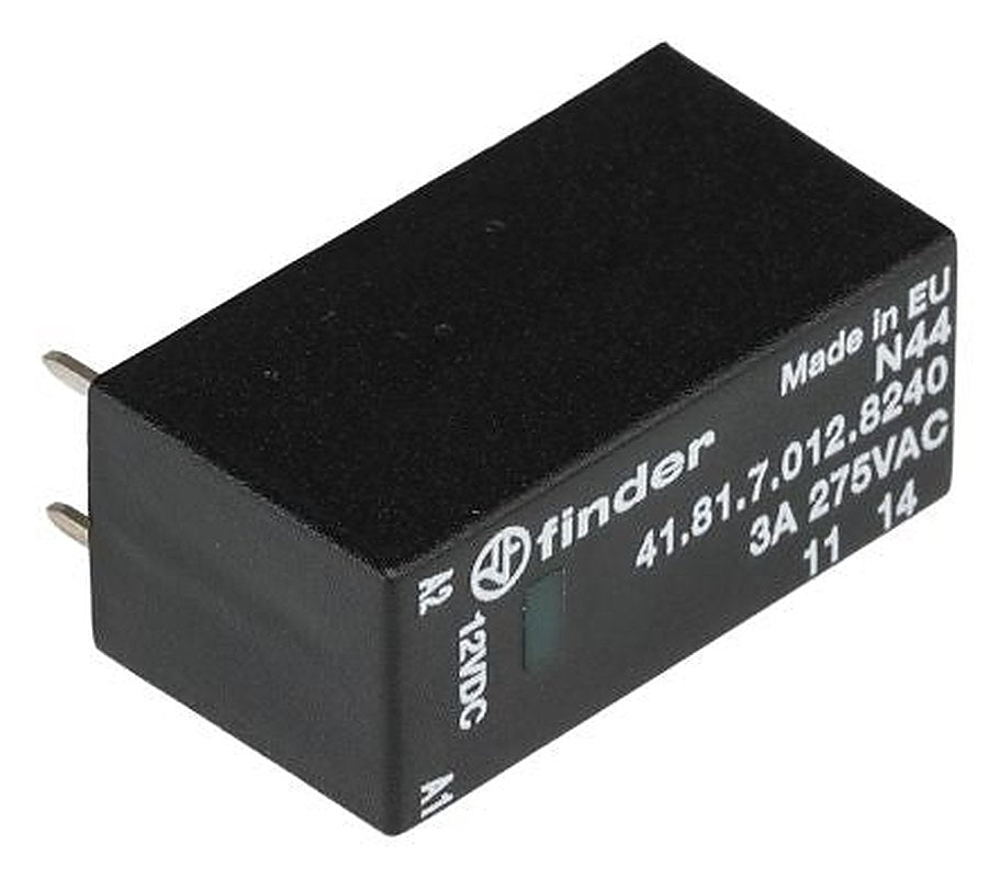 Finder 41 Series Solid State Relay, 3 A Load, PCB Mount, 240 V ac Load, 17V dc Control