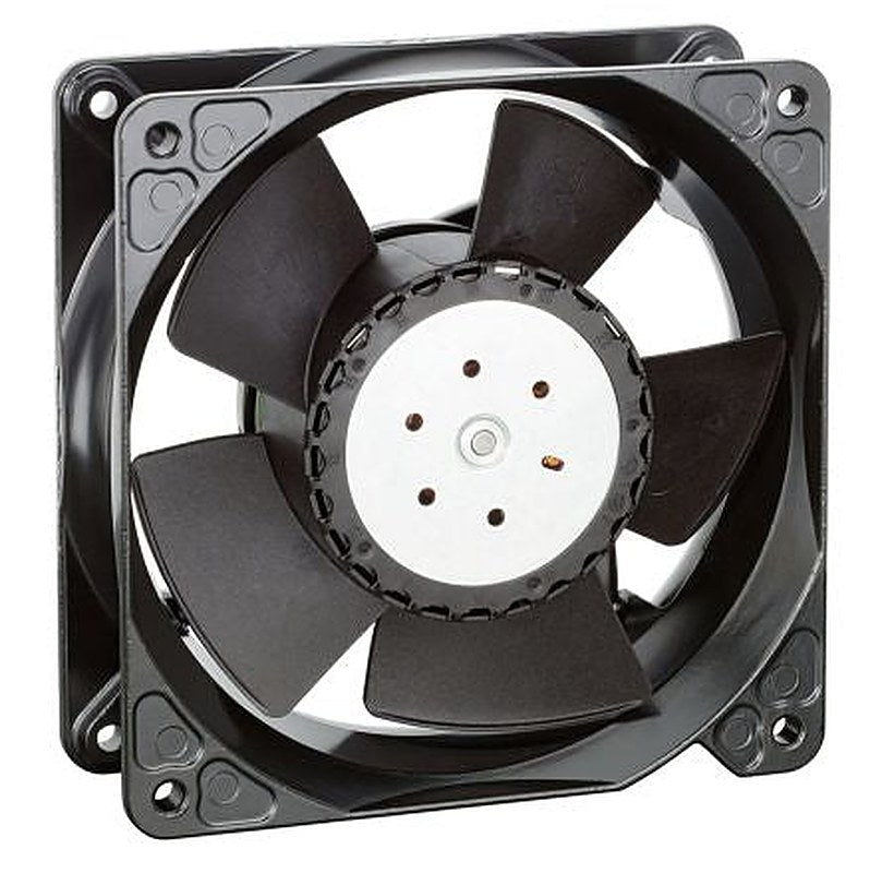 ebm-papst 4100 NH8 - S-Force Series Axial Fan, 24V dc, 570 m³/h, 120 W, 0.12 A Max, IP54 119 mm 38mm 38 mm