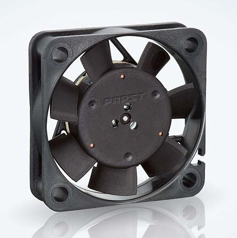 ebm-papst 400 F Series Axial Fan, 12V dc, 9 m³/h, 0.8 W, 66 mA Max, IP20 40 mm 40mm 10 mm