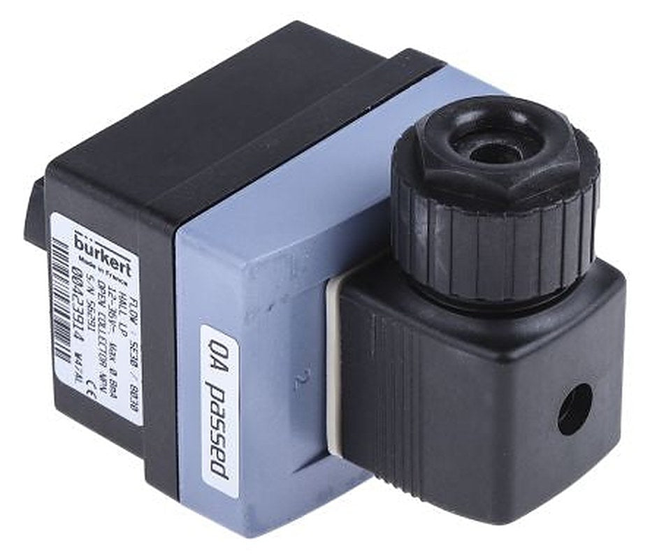 Burkert 8030 Series, Compact Flow Controller, Frequency, NPN Output, 65 mm Pipe 30 V dc