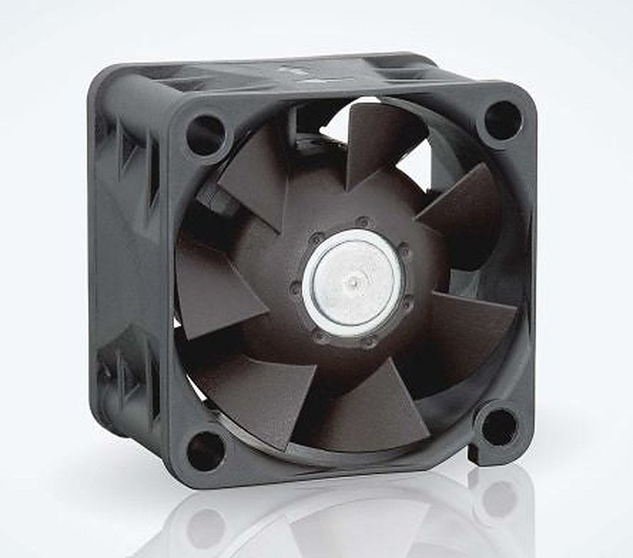 ebm-papst 420 J Series Axial Fan, 24V dc, 38 m³/h, 6.9 W, 0.12 A Max, IP20 40 mm 28mm 28 mm